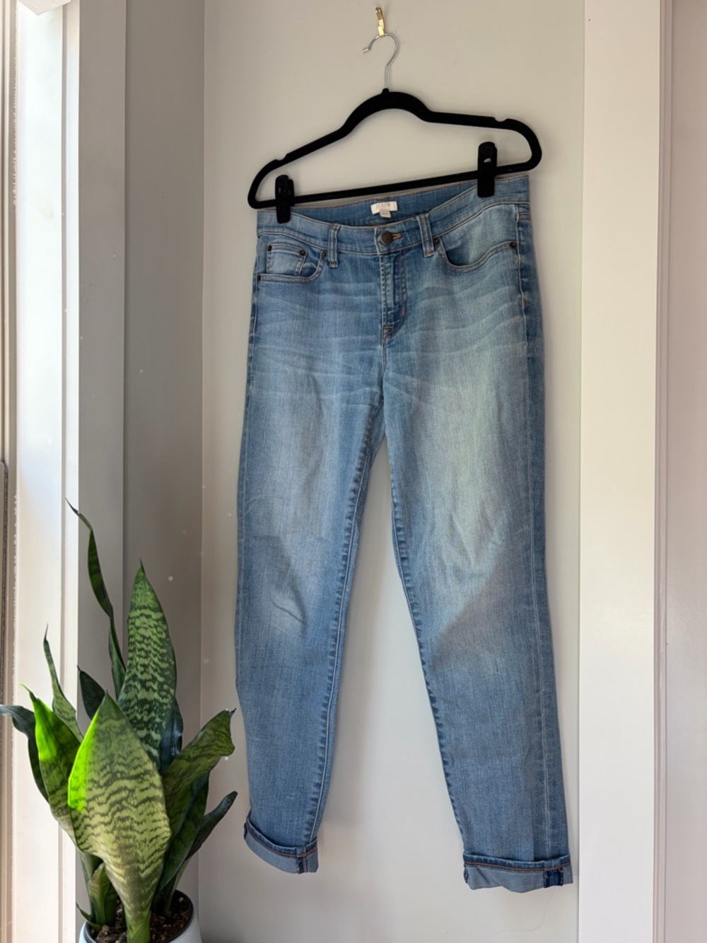 J. Crew light wash denim jeans